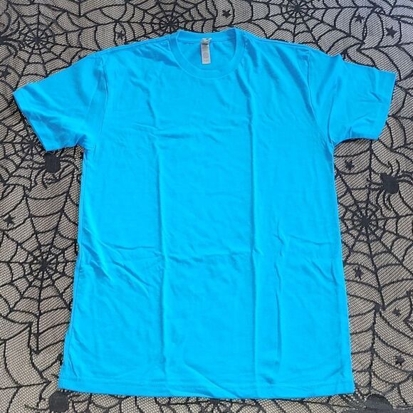 New Solid Turquoise Baby Tshirt Women's Size Small - Picture 1 of 5